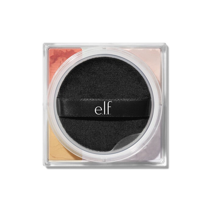 Set It Bright Correcting and Brightening Setting Powder Soft Velvet Puff To Bake and Set Your Makeup